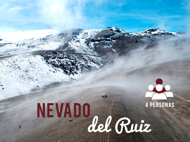 Volcán Nevado del Ruiz - 4 Personas, 2 Noches